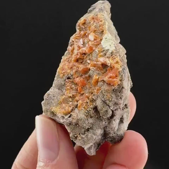 Wulfenite (Arizona, USA) | orange wulfenite crystal, mineral specimen