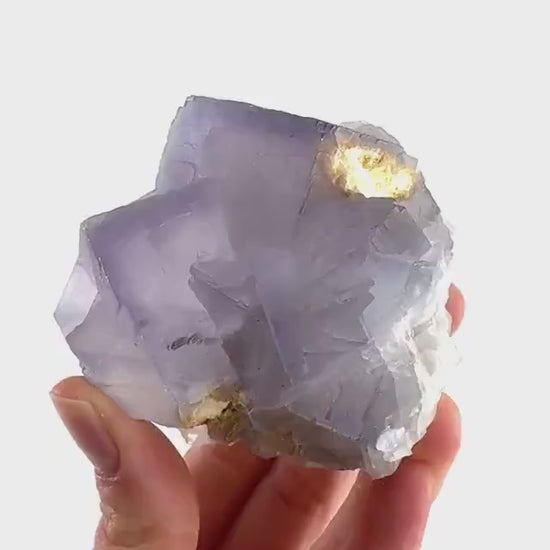 Blue Fluorite (Pakistan) | blue fluorite crystal cluster, mineral specimen