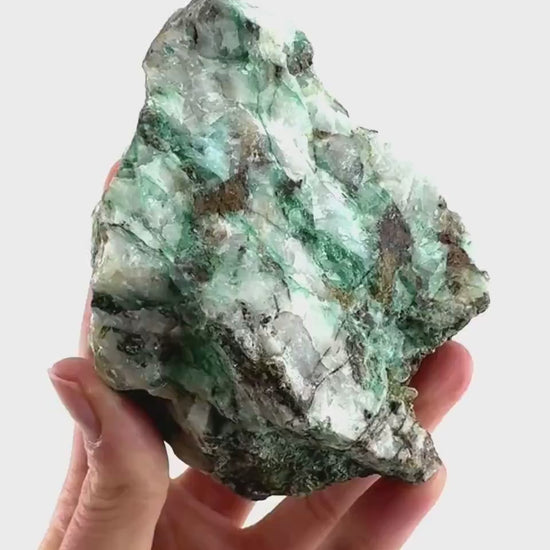 Ajoite in Quartz (South Africa) | raw ajoite, raw crystals, mineral specimen, Ajoite quartz crystal