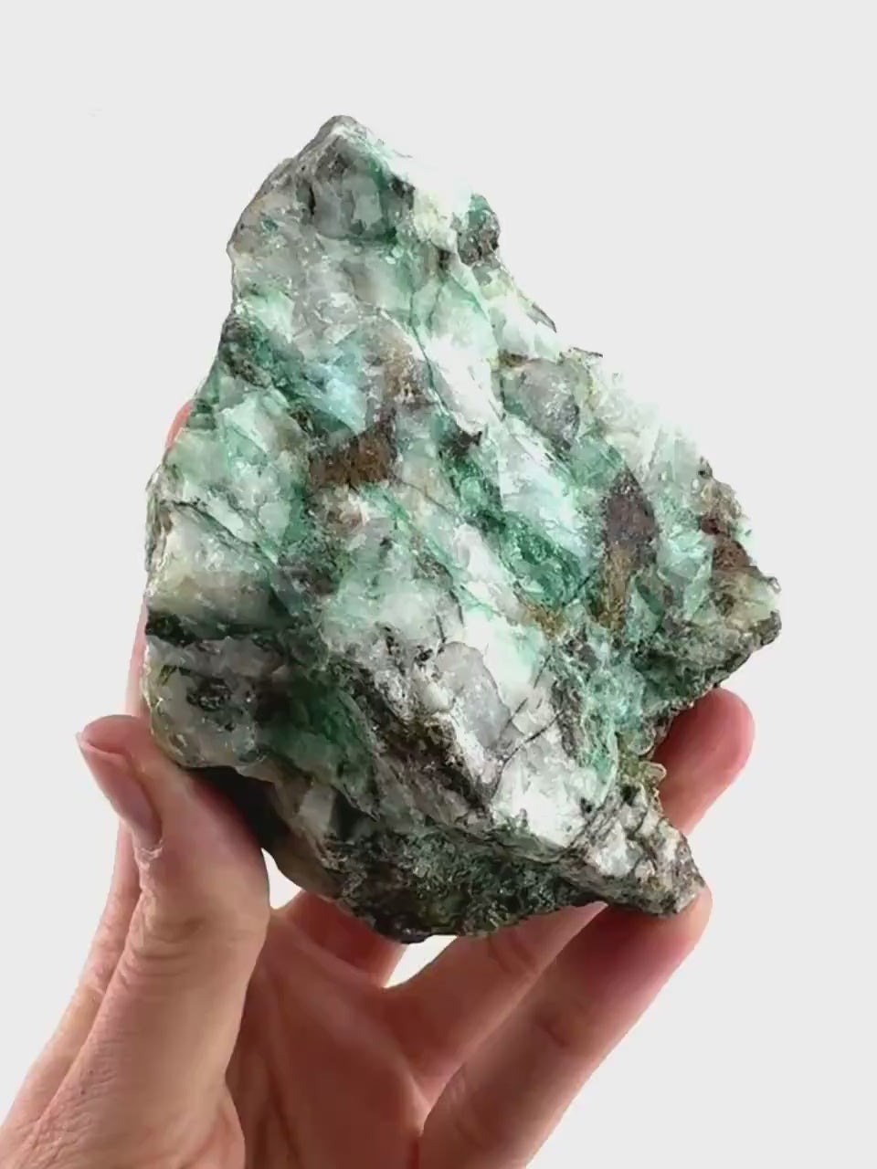 Ajoite in Quartz (South Africa) | raw ajoite, raw crystals, mineral specimen, Ajoite quartz crystal