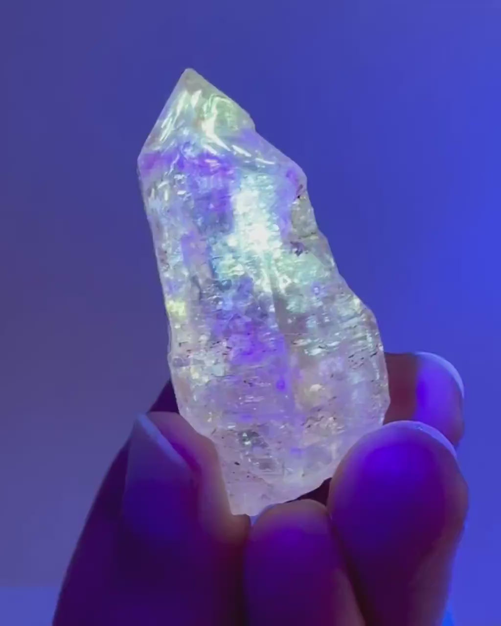 UV Reactive Petroleum Quartz (Madagascar) | natural firefly petroleum quartz crystal, fluorescent minerals