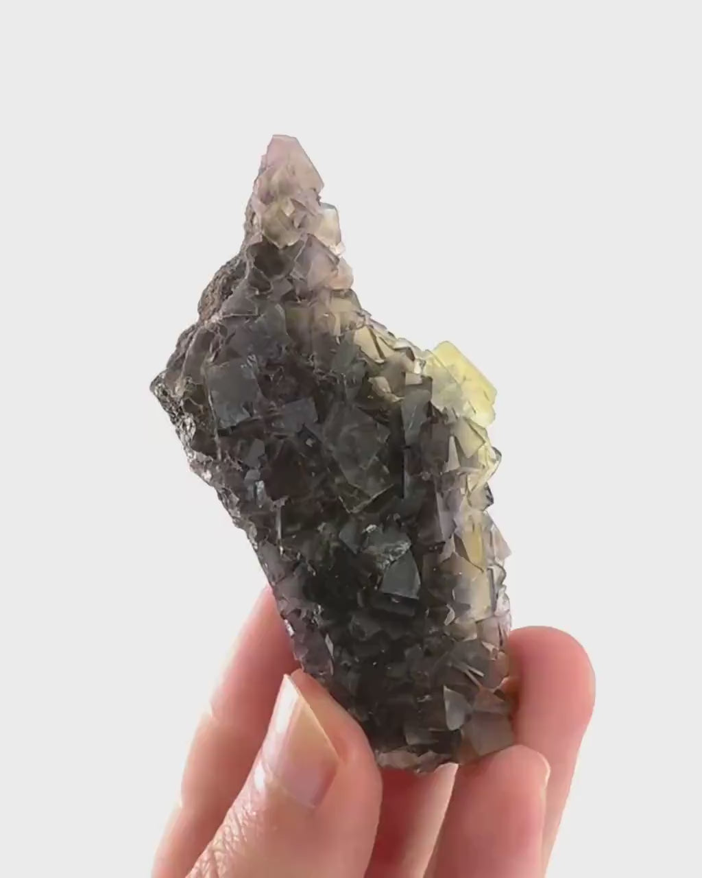 Okorusu Fluorite | “Honey Pocket” yellow crystal cluster, mineral specimen from Namibia
