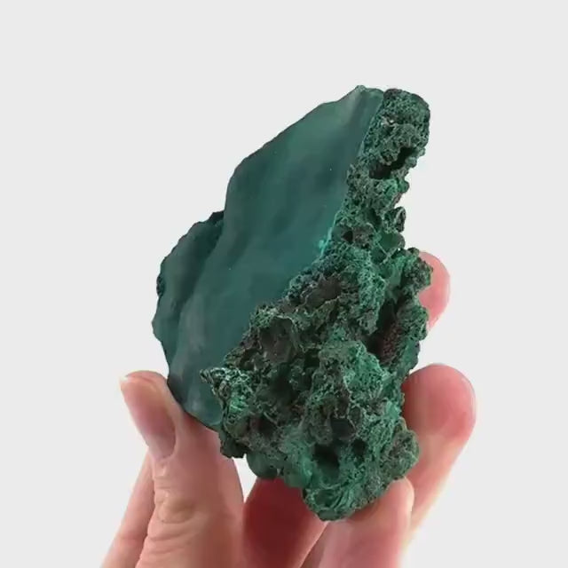 Malachite & Chrysocolla | raw green-blue crystal cluster, mineral specimen