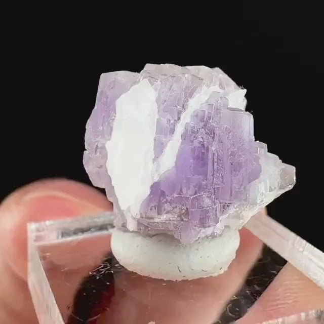 Purple Fluorapatite (Afghanistan) | fluorapatite crystal, natural purple apatite, mineral specimen