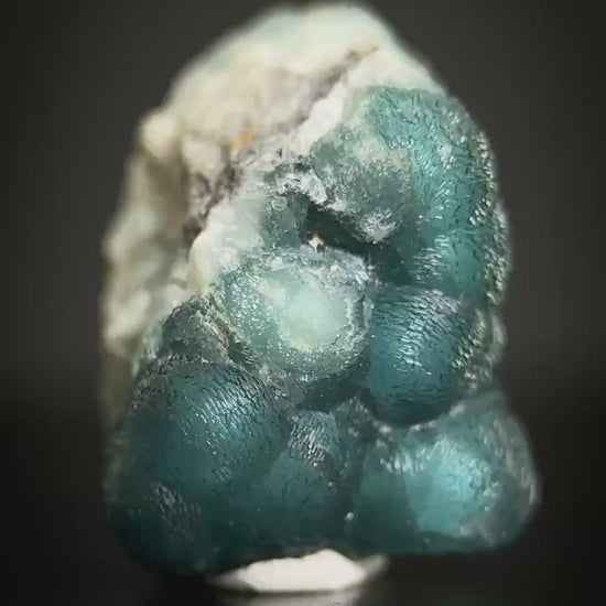 Blue Wavellite (Arkansas, USA) | crystal cluster, rare mineral specimen