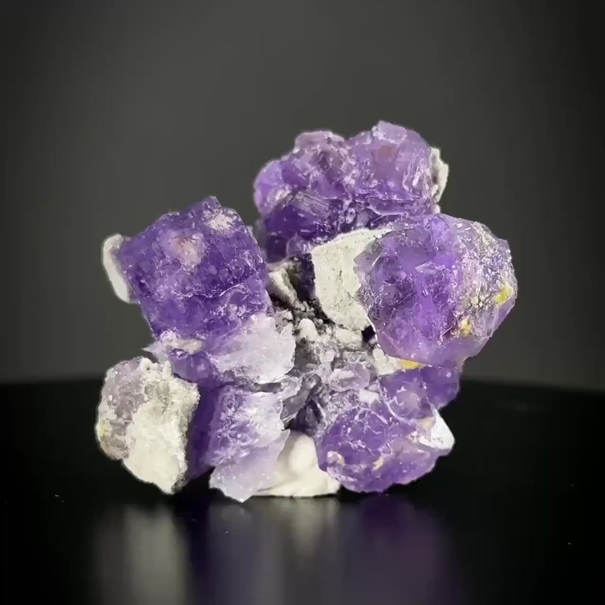 Coquimbite | purple crystal, rare mineral specimen from Italy