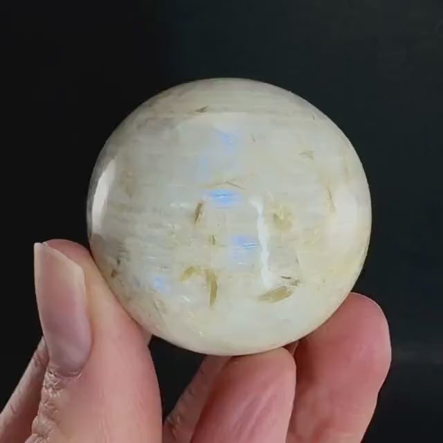 Moonstone Sphere, rainbow moonstone, crystal ball, crystal sphere, blue moonstone, feldspar