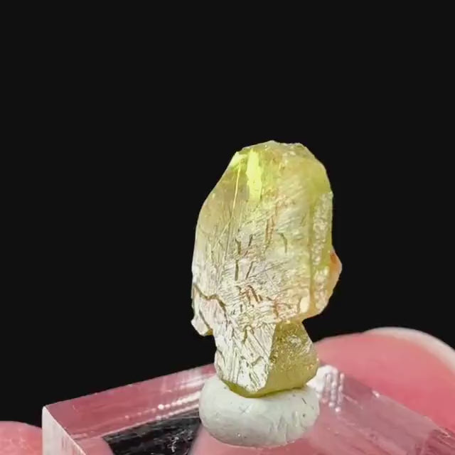 Chrysoberyl | Natural Yellow Crystal, Rare Mineral Specimen from Madagascar