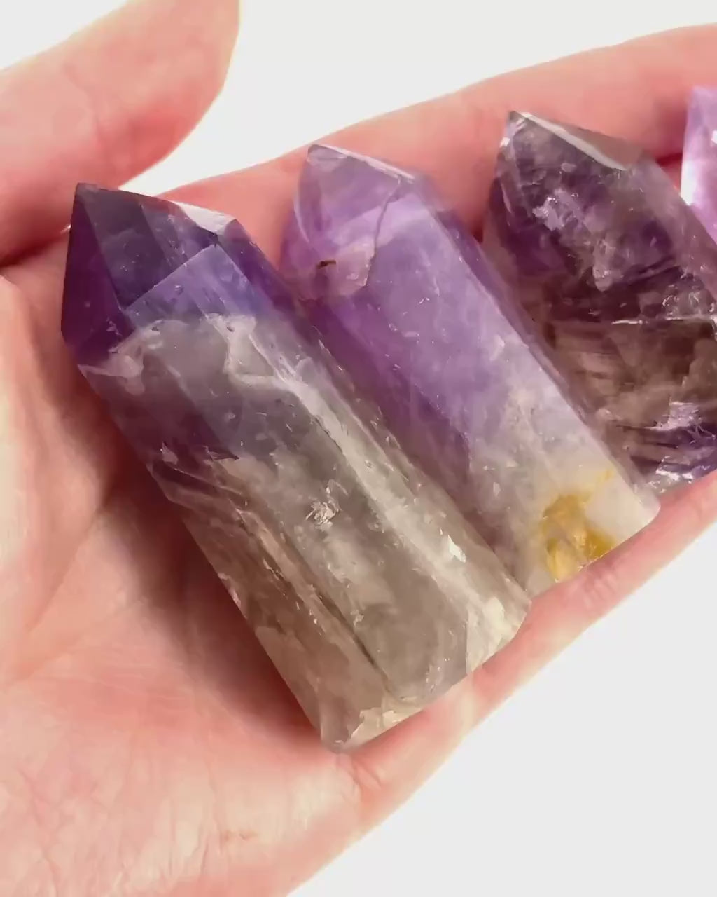 Amethyst Point | Polished Natural Purple Crystal Tower (Crown Chakra)