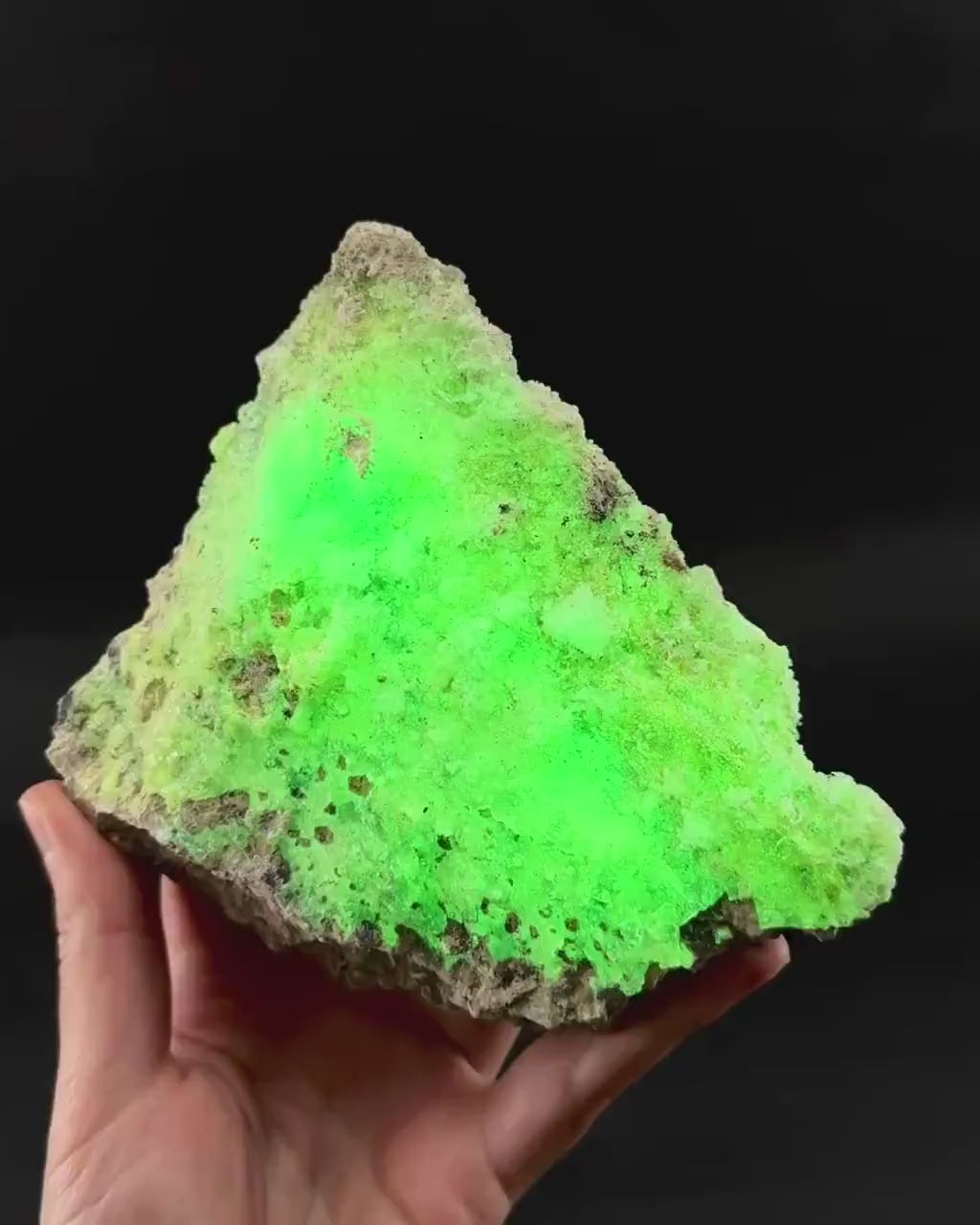 UV Reactive Hyalite Opal | Fluorescent Mineral Specimen from Namibia