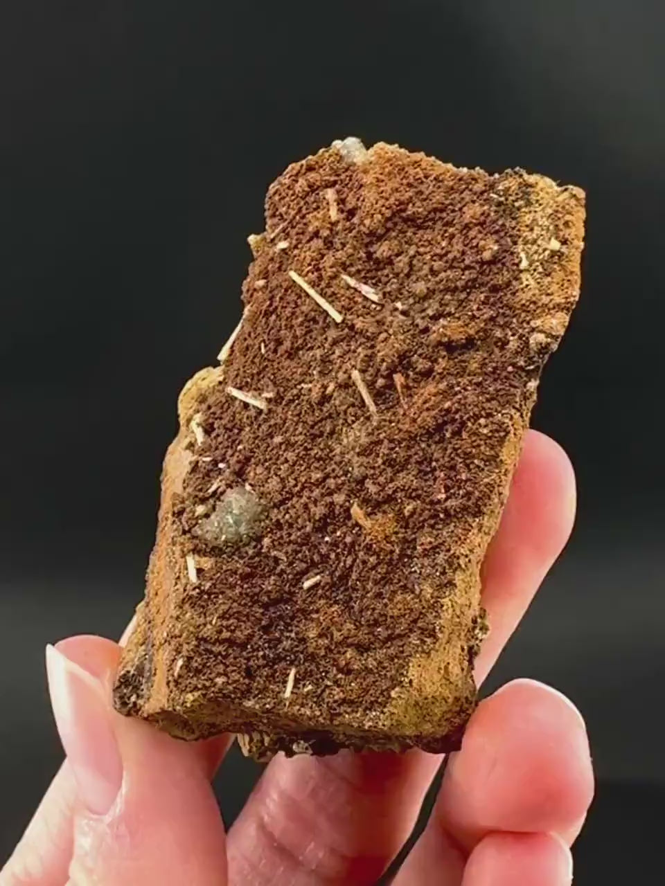 Legrandite | yellow crystal on matrix, rare mineral specimen