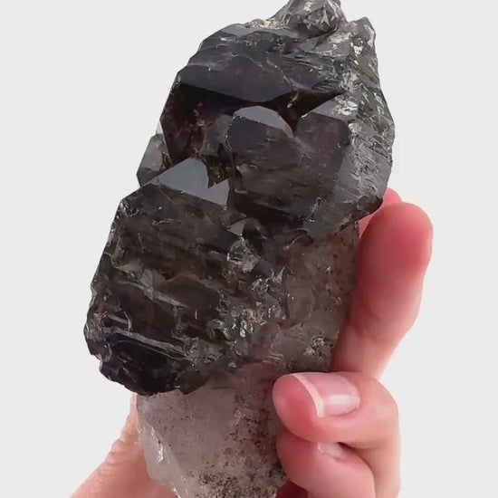 Elestial Amethyst Scepter | Shangaan amethyst crystal cluster, natural mineral specimen