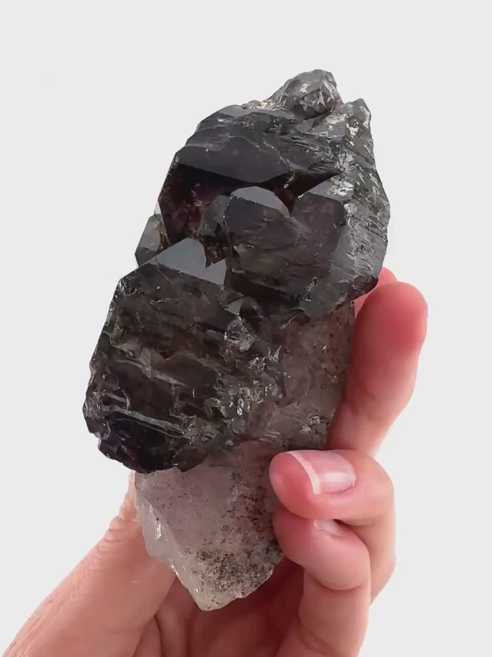 Elestial Amethyst Scepter | Shangaan amethyst crystal cluster, natural mineral specimen