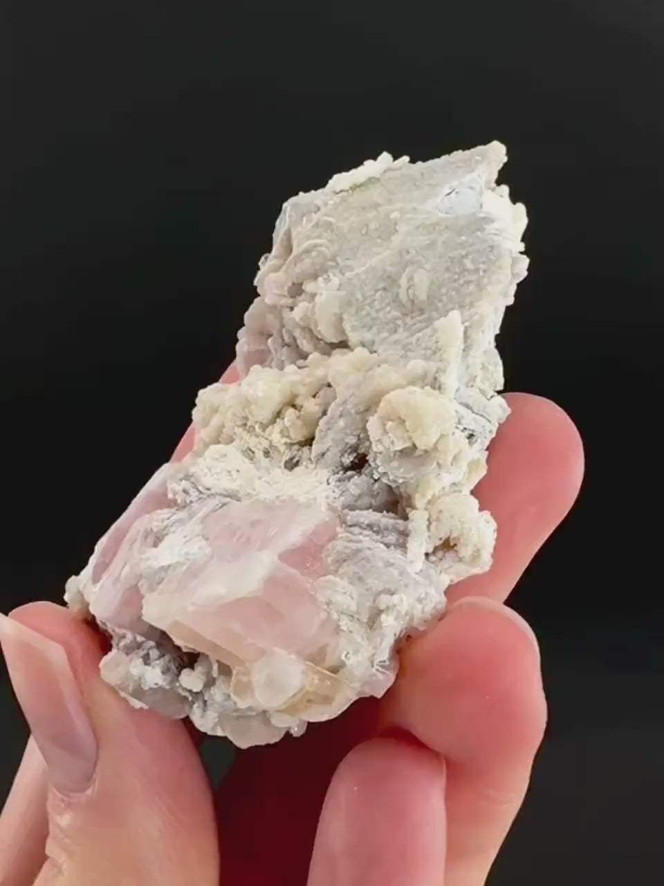 Tourmaline on Matrix | Natural Pink Crystal, Mineral Specimen from Pakistan