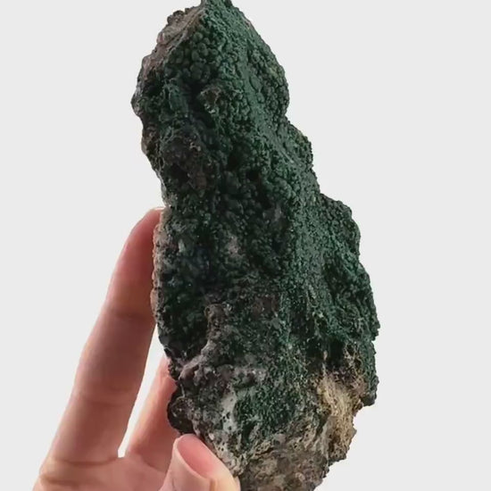 Botryoidal Malachite | raw green crystal, mineral specimen