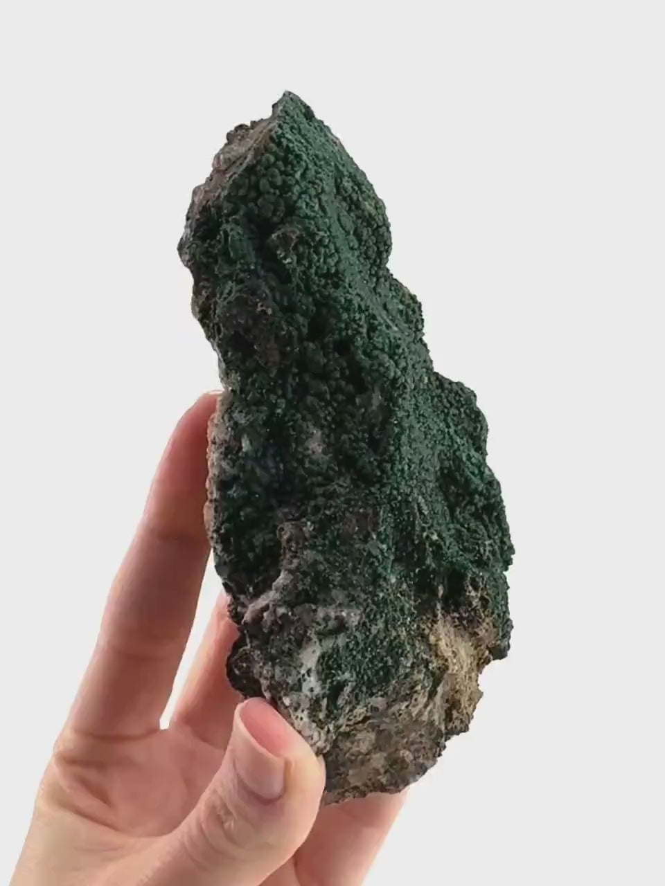 Botryoidal Malachite | raw green crystal, mineral specimen