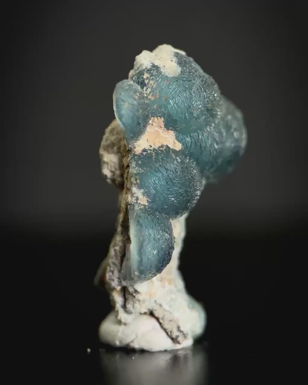 Blue Wavellite (Arkansas, USA) | crystal cluster, rare mineral specimen
