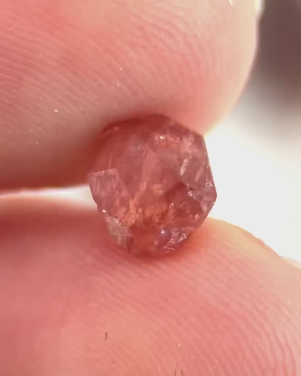 Strawberry Spessartine Garnet (Pakistan) | red garnet, raw crystals, rough red garnet, orange garnet, garnet crystal