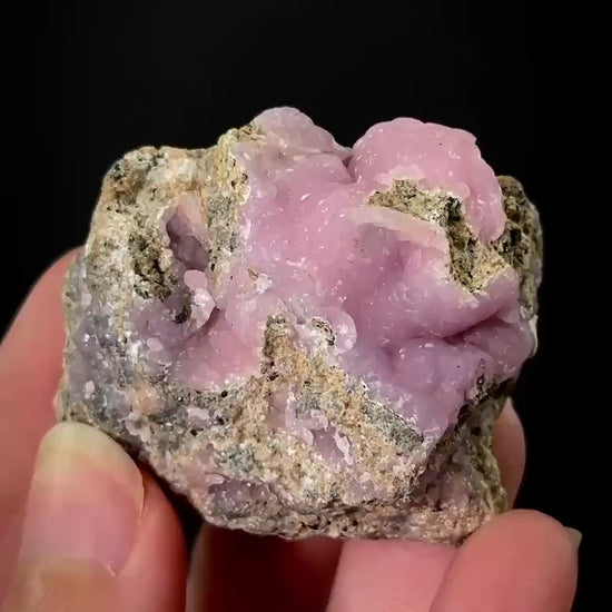 Smithsonite | pink cobaltoan crystal, rare mineral specimen from Mexico