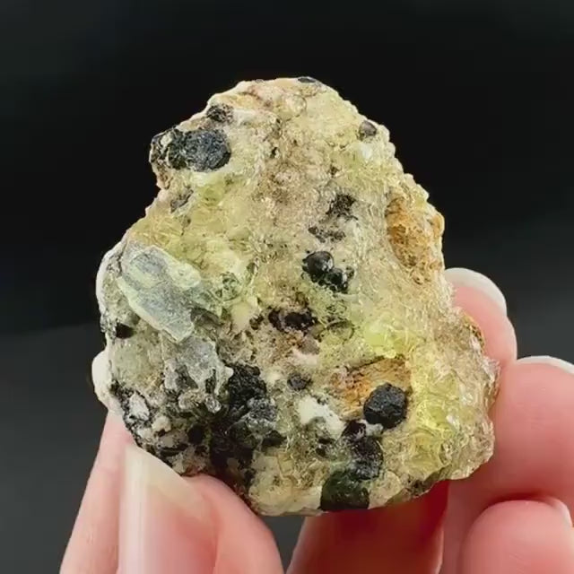 Hyalite Opal on Matrix | UV reactive crystal, green fluorescent mineral specimen from Namibia