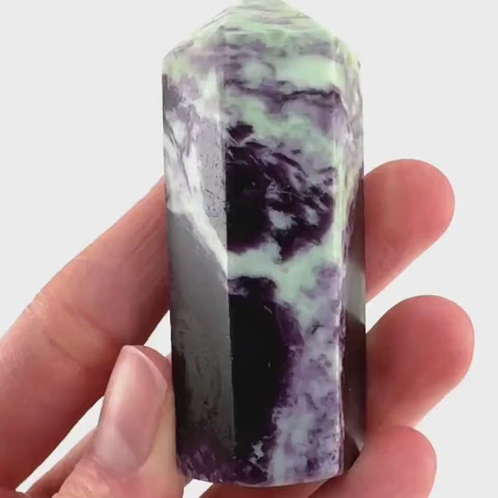 Kammererite Crystal Point | Polished Tower Wand