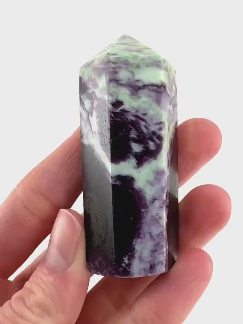 Kammererite Crystal Point | Polished Tower Wand