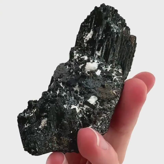 Erongo Black Tourmaline Cluster | Raw Crystal Protection Stone
