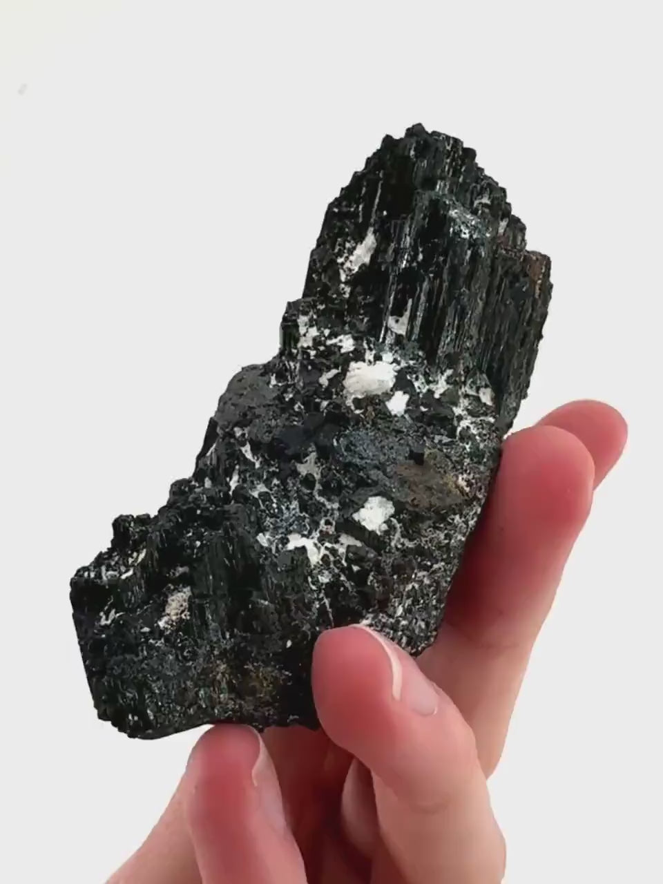 Erongo Black Tourmaline Cluster | Raw Crystal Protection Stone