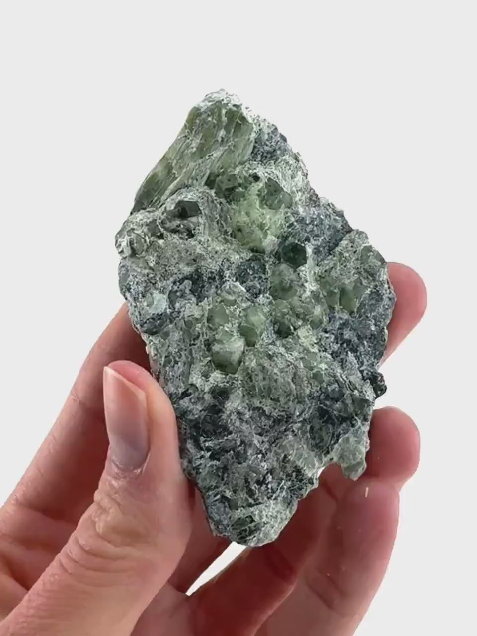 Demantoid Garnet on Matrix (Pakistan) | green garnet crystal, mineral specimen
