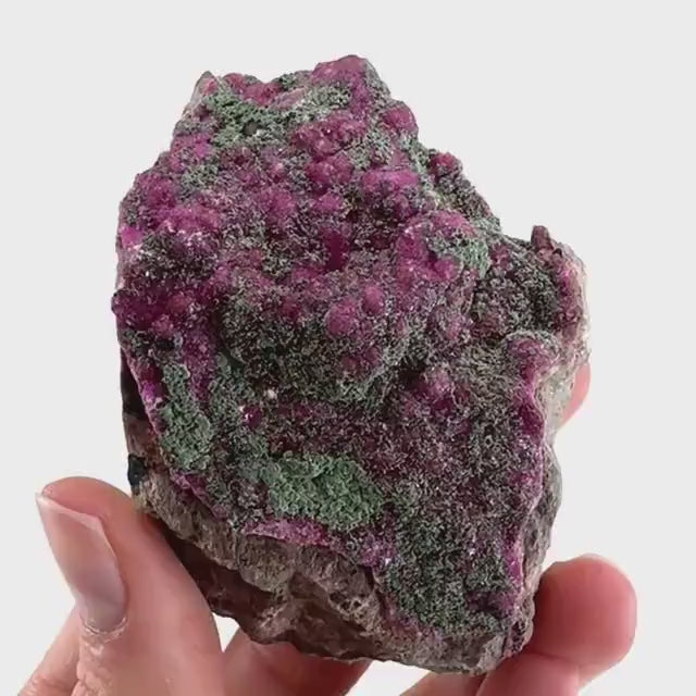Cobaltoan Calcite w/ Kolwezite (DR Congo) | cobalto calcite crystal, mineral specimen