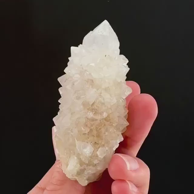 Spirit Quartz Crystal | raw natural cactus quartz, mineral specimen