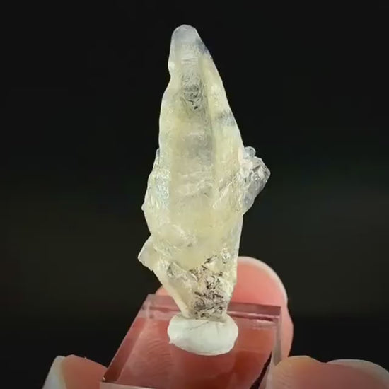 Ceylon Sapphire | natural bi-color blue crystal, uncut raw sapphire, mineral specimen from Sri Lanka