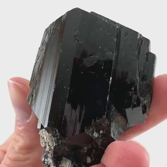 Black Tourmaline (Namibia) | high quality black tourmaline crystal, black schorl, mineral specimen