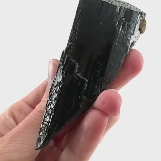 Black Tourmaline (Namibia) | high quality black tourmaline crystal, black schorl, mineral specimen
