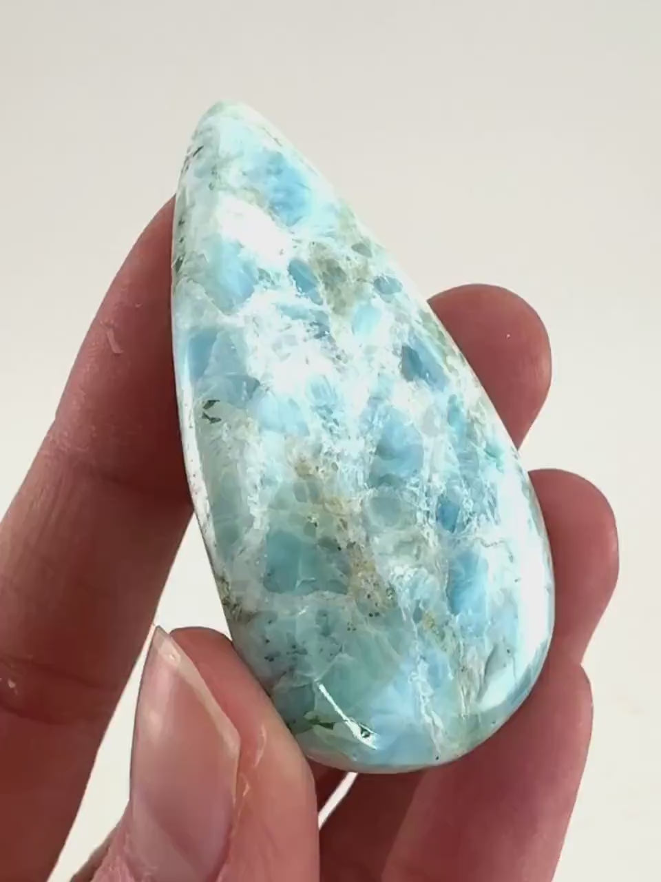 Larimar Cabochon, blue larimar cabochon, gemstone cabochon, larimar crystal, larimar cab, polished larimar