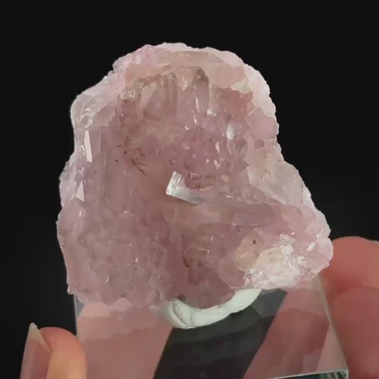 Crystallized Rose Quartz | Rare mineral specimen from Brazil