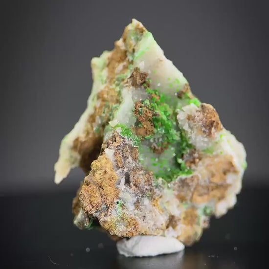 Conichalcite | green crystal, rare mineral specimen from Greece