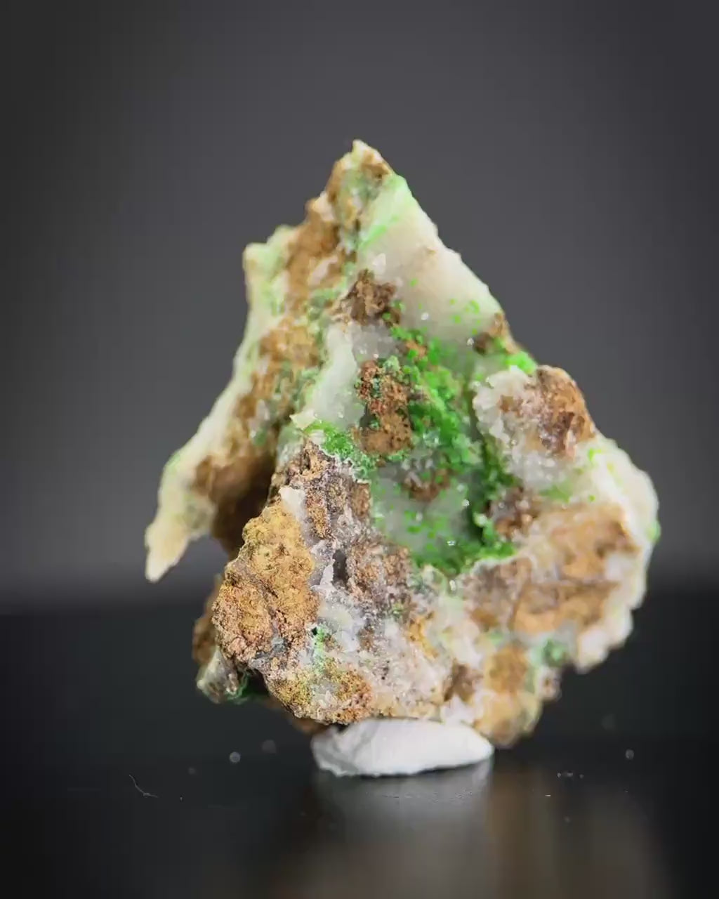 Conichalcite | green crystal, rare mineral specimen from Greece