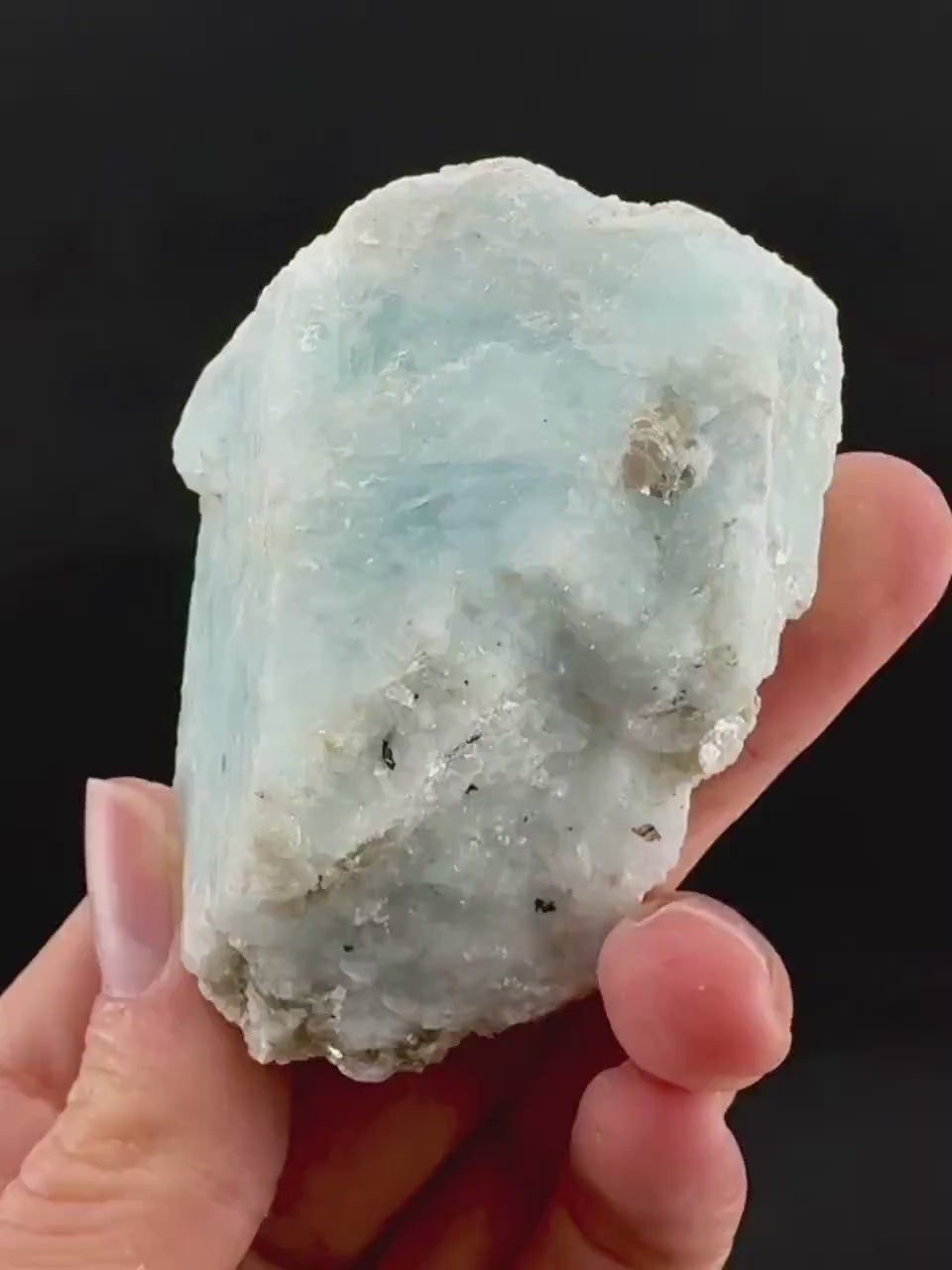 Aquamarine (Pakistan) | natural aquamarine crystal, mineral specimen