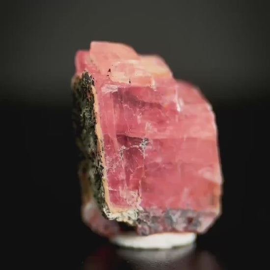 Rhodochrosite | pink crystal, rare mineral specimen from Sweet Home Mine