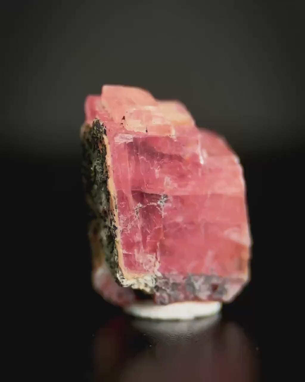 Rhodochrosite | pink crystal, rare mineral specimen from Sweet Home Mine