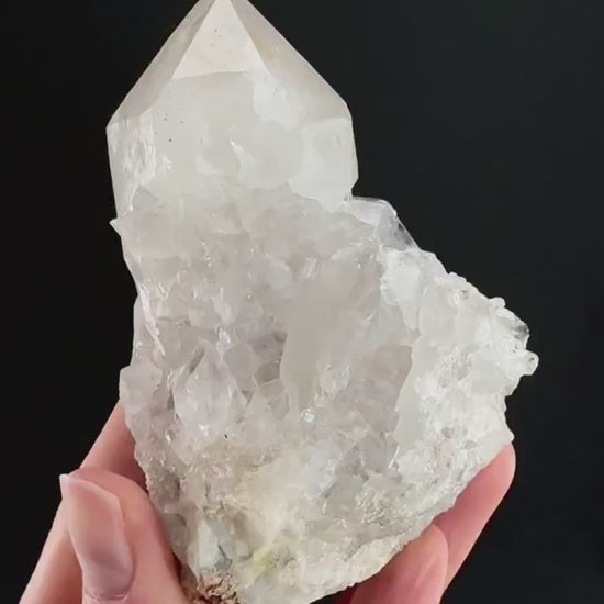 Spirit quartz crystal, spirit quartz cluster, cactus quartz