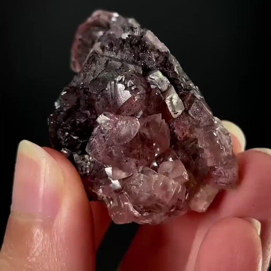Smithsonite | pink cobaltoan crystal, rare mineral specimen from Tsumeb Mine, Namibia