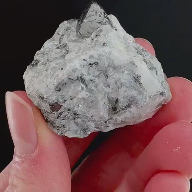 Rare! Carrollite in Calcite Specimen (DR Congo) | carrollite crystal, mineral specimen, rare minerals, rare gems