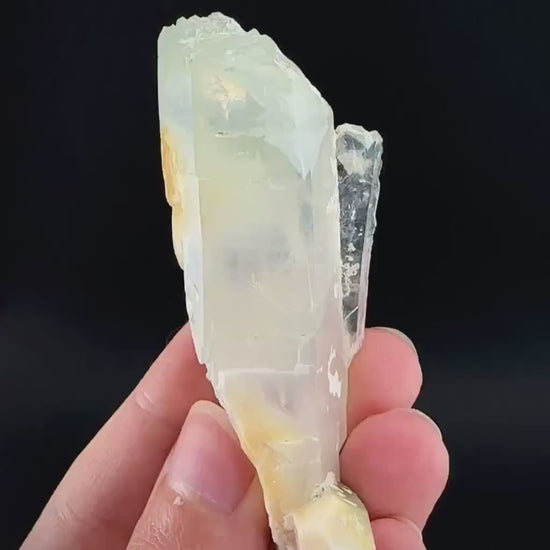 Yellow Bone Quartz (Pakistan) | bone quartz, yellow quartz, halloysite quartz, mango quartz