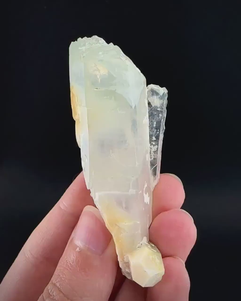 Yellow Bone Quartz (Pakistan) | bone quartz, yellow quartz, halloysite quartz, mango quartz