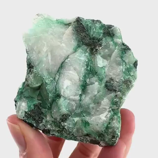 Ajoite in Quartz (South Africa) | raw ajoite, raw crystals, mineral specimen, Ajoite quartz crystal