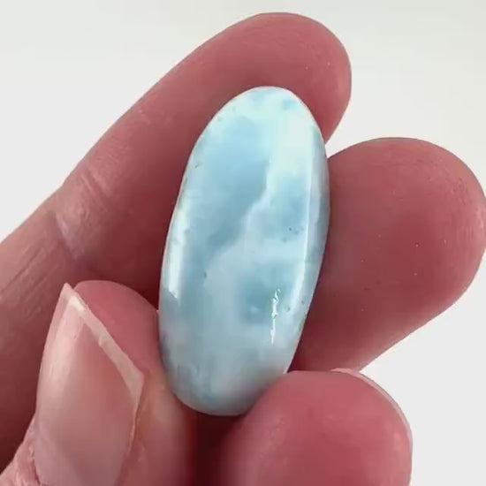 Blue Larimar Gemstone Cabochon