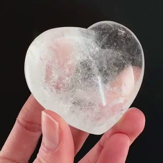 Clear Quartz Heart, crystal heart, quartz heart, heart shaped crystal