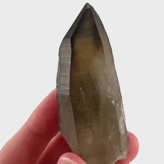 Namibian Smoky Quartz Crystal Point | Raw Mineral Specimen